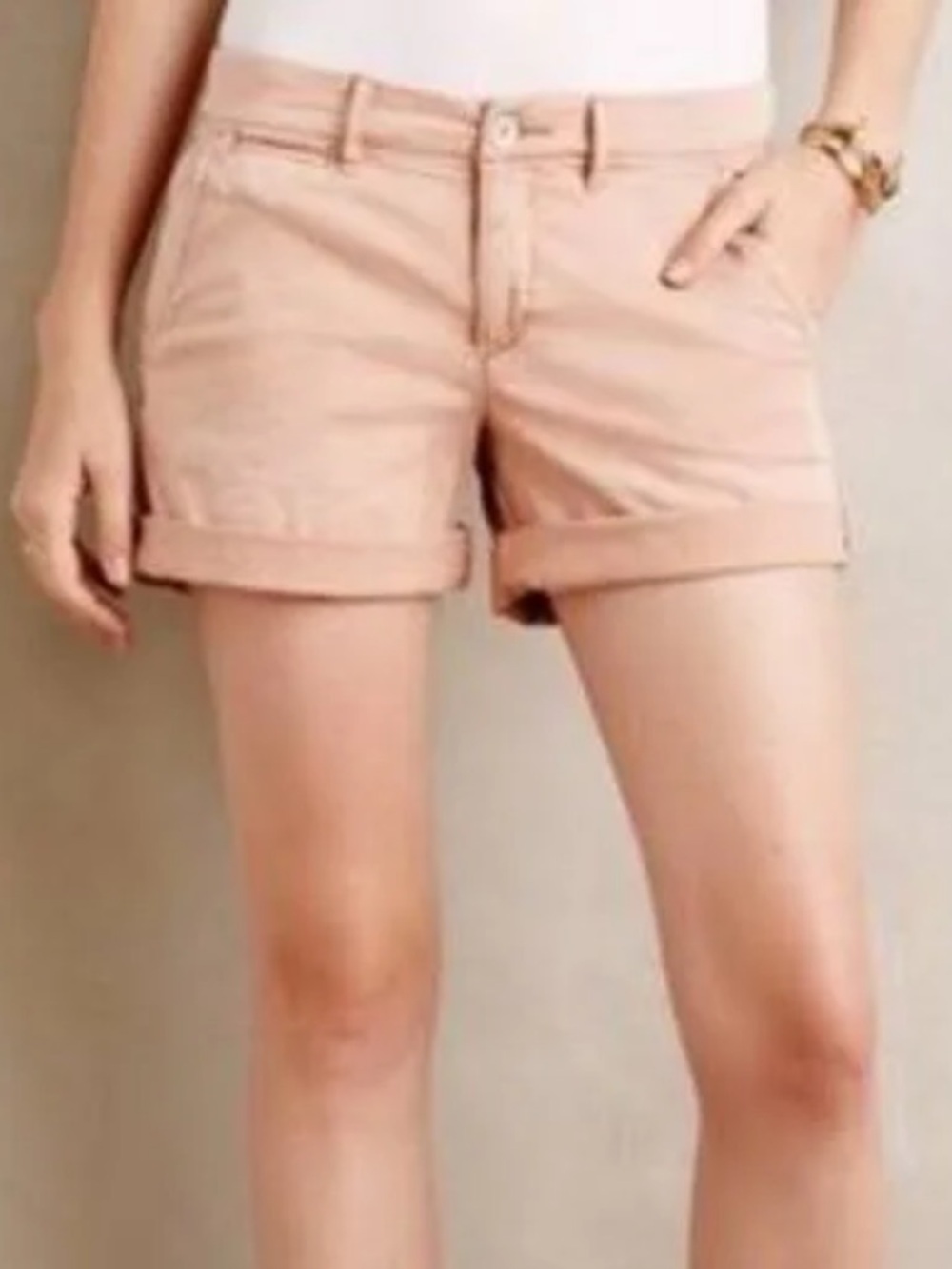 Anthropologie Pilcro and The Letterpress Dusty Mauve Pink Casual Cotton Shorts!